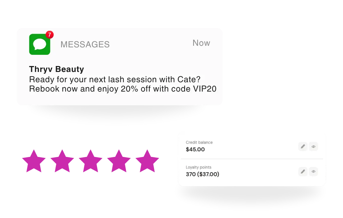 Mobile app customer form