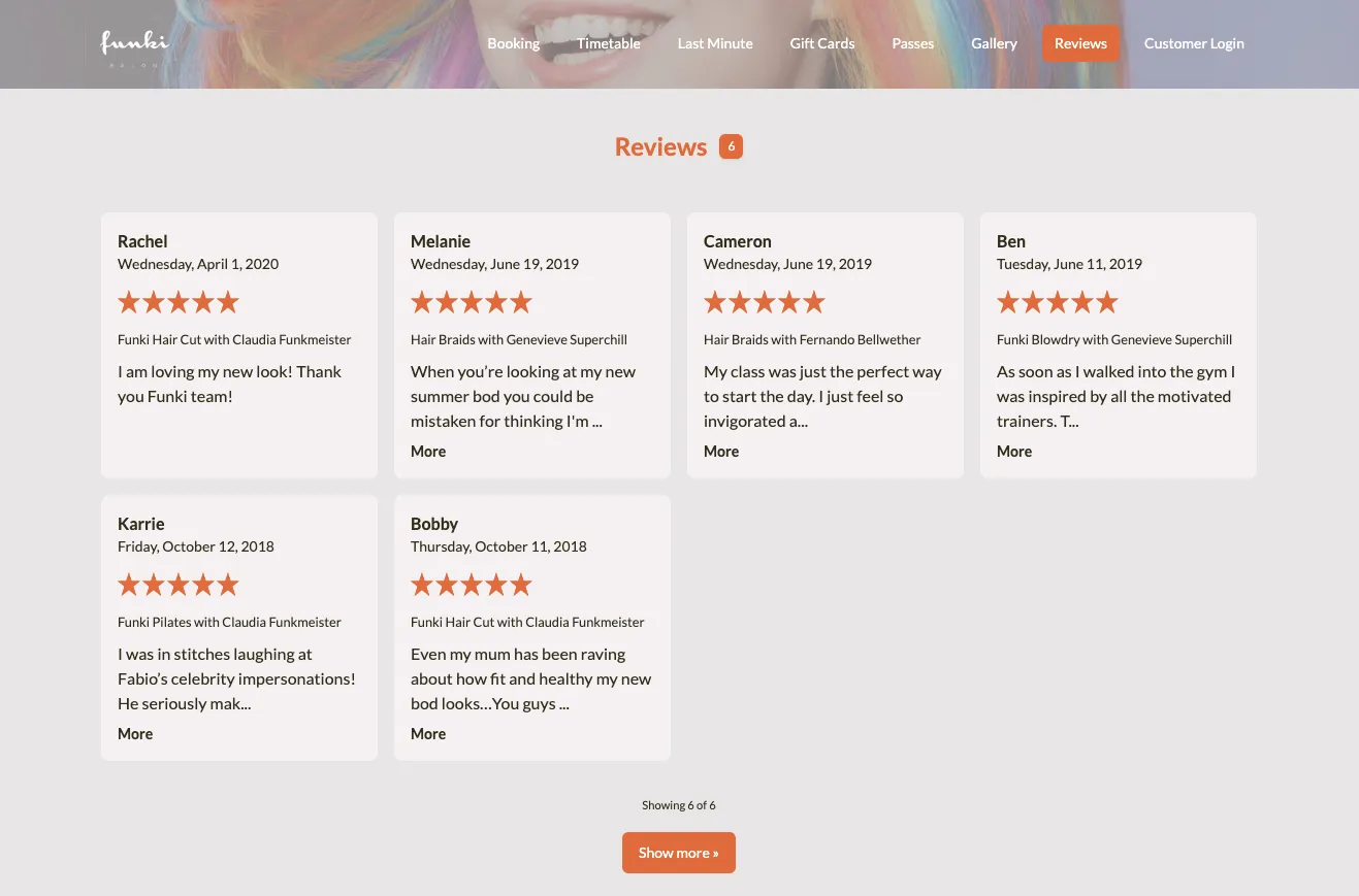 Web app marketing reviews